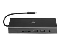HP Travel Hub - Réplicateur de port - USB-C - VGA, HDMI - pour OMEN Transcend by HP 16; Victus by HP Laptop 15, 16; Laptop 15; Portable 14 1C1Y5AA