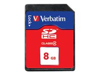 Verbatim - Carte mémoire flash - 8 Go - Class 4 - SDHC 44018