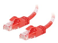 C2G Cat6 Booted Unshielded (UTP) Crossover Patch Cable - Câble inverseur - RJ-45 (M) pour RJ-45 (M) - 1 m - UTP - CAT 6 - moulé, sans crochet, bloqué - rouge 83557