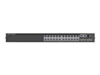 Dell PowerSwitch N3224T-ON - Commutateur - C3 - Géré - 24 x 10/100/1000 + 4 x 10 Gigabit SFP+ + 2 x 100 Gigabit QSFP28 - flux d'air de l'avant vers l'arrière - Montable sur rack - CAMPUS Smart Value 210-ASPF